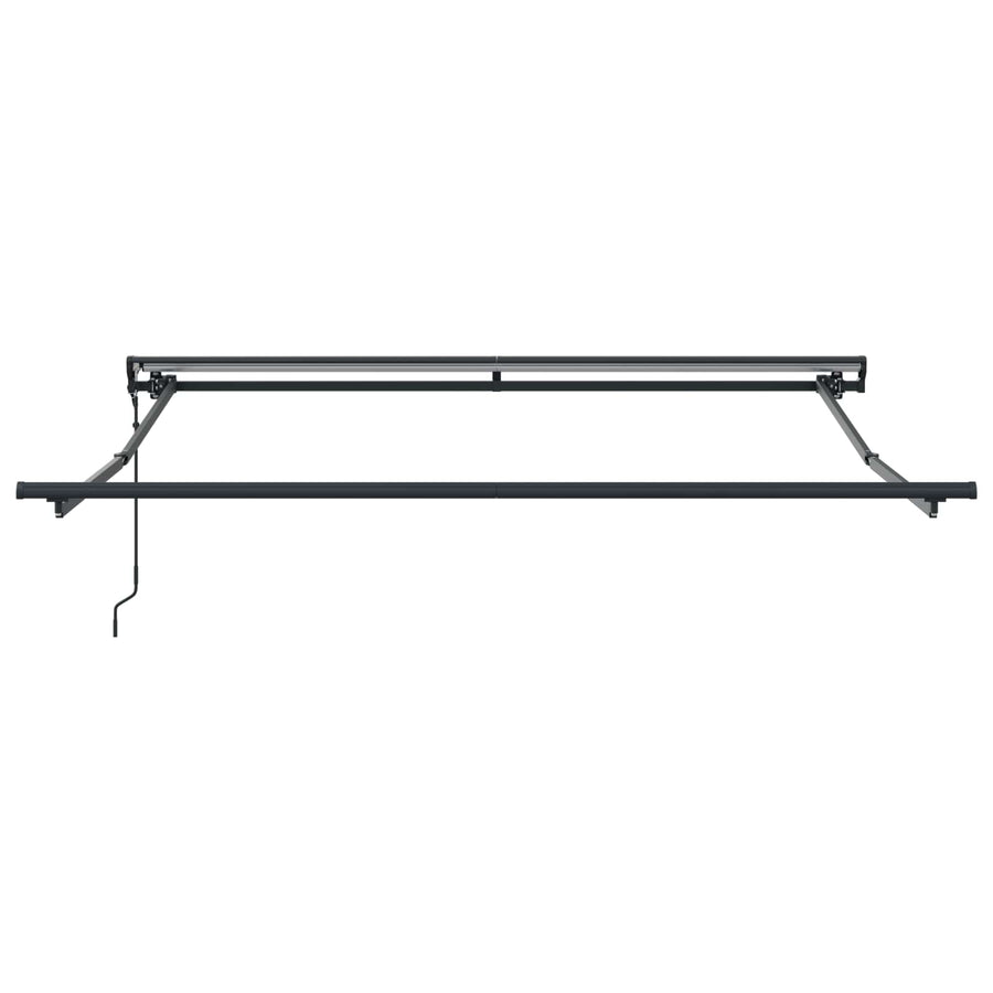 Zijde Frame Groen en Wit 300 x 250 cm Polyester met PU-coating