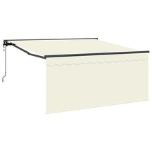 Inklapbaar Zonnescherm Crème 350 x 250 cm Stof
