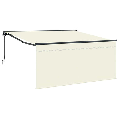 Inklapbaar Zonnescherm Crème 350 x 250 cm Stof