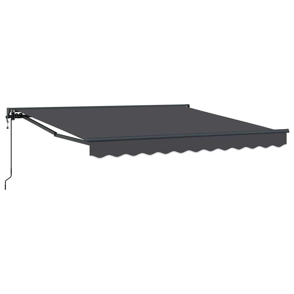 Inklapbaar Zonnescherm Antraciet 350x250 cm
