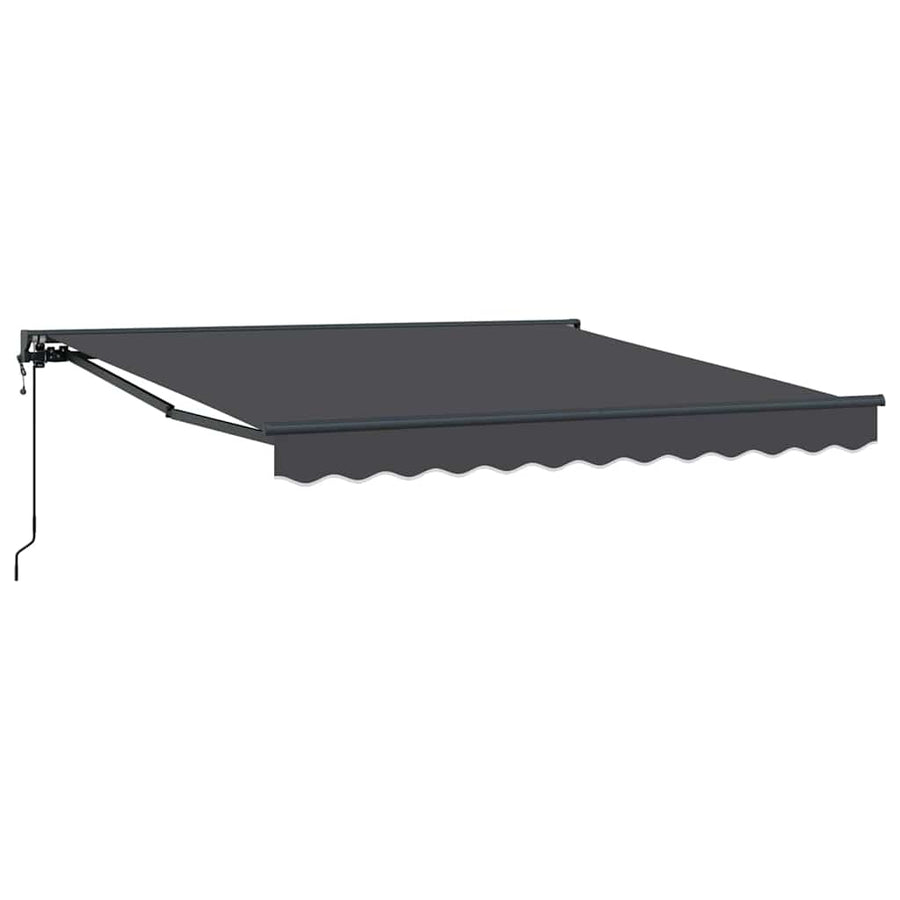 Inklapbaar Zonnescherm Antraciet 350x250 cm