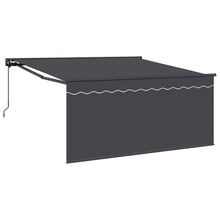 Inklapbaar Zonnescherm Antraciet Grijs 350 x 250 cm