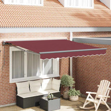 Inklapbaar Zonnescherm Bordeaux Rood 350x250 cm