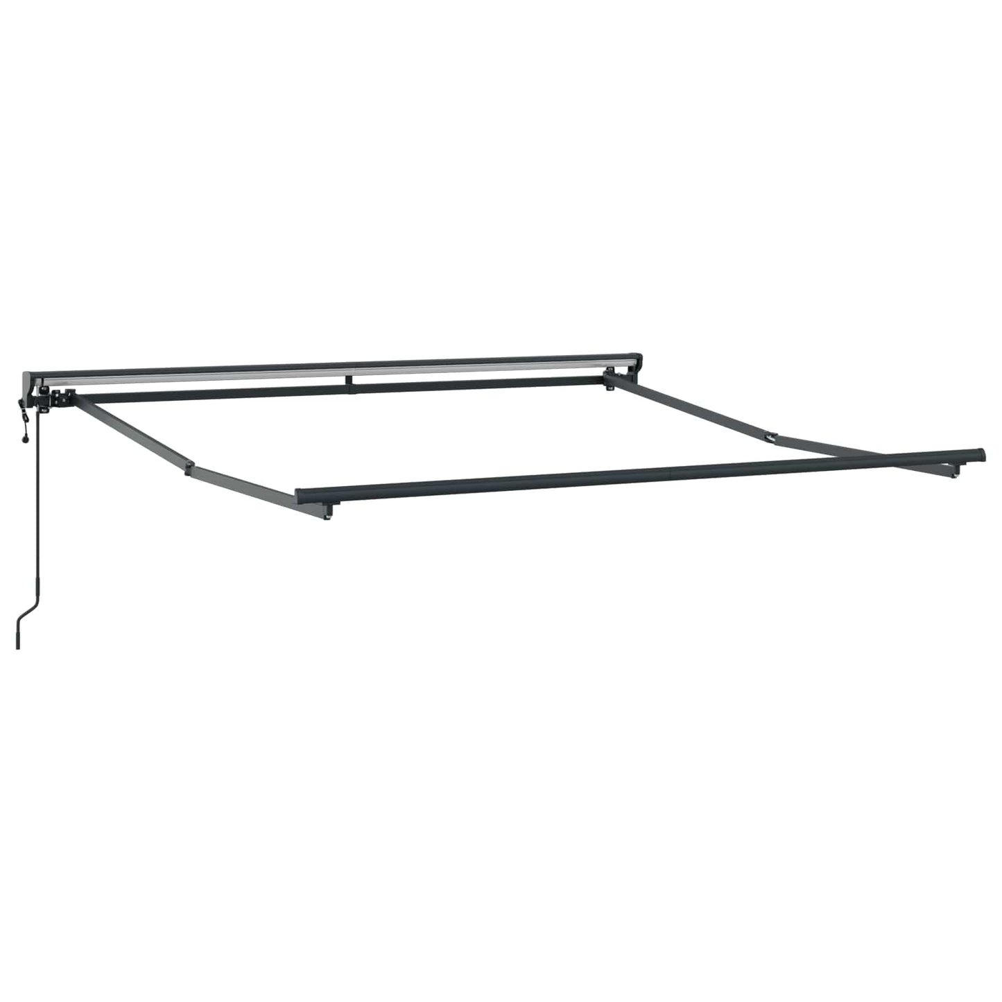 Zijde Frame Bruin 350 x 250 cm Polyester met PU-coating