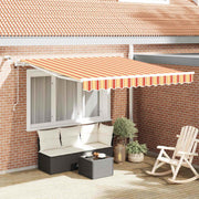 Zonnescherm 350x250 cm geel oranje
