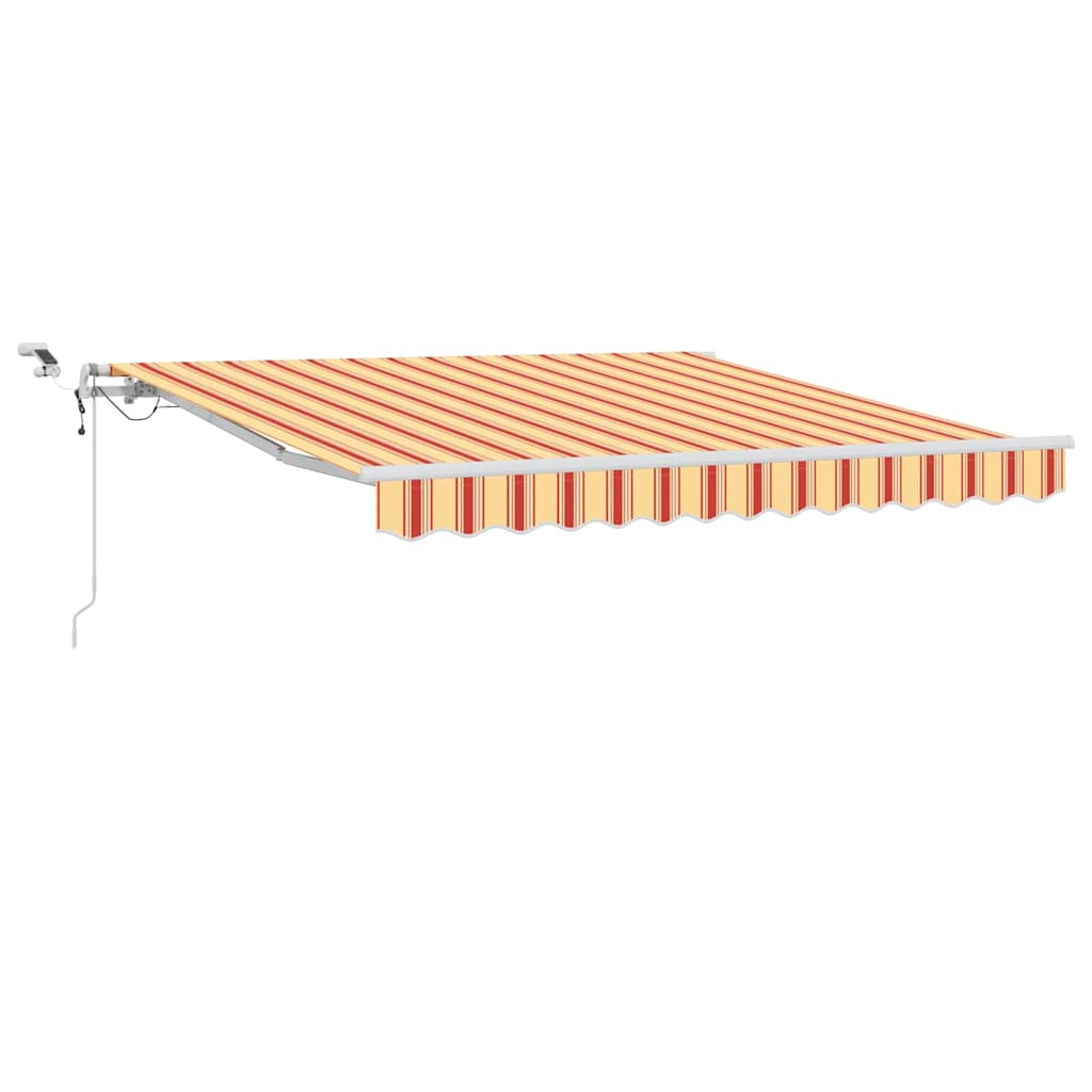 Inklapbaar Zonnescherm Geel en Oranje 350 x 250 cm