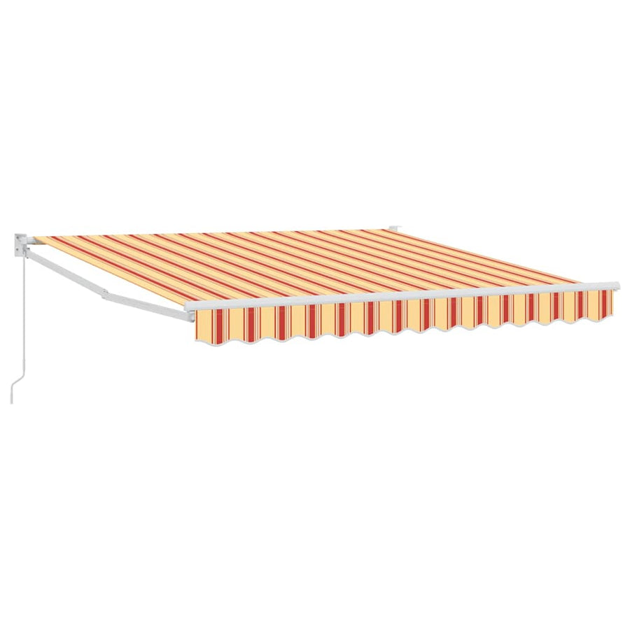 Markies Geel En Oranje 3,5 X 2,5 M Polyester En Metaal Geel En Oranje