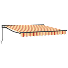 Inklapbaar Zonnescherm Geel en Oranje 350x250 cm