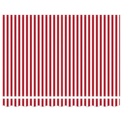 Inklapbaar Zonnescherm Rood En Wit 350 X 250 Cm Rood En Wit