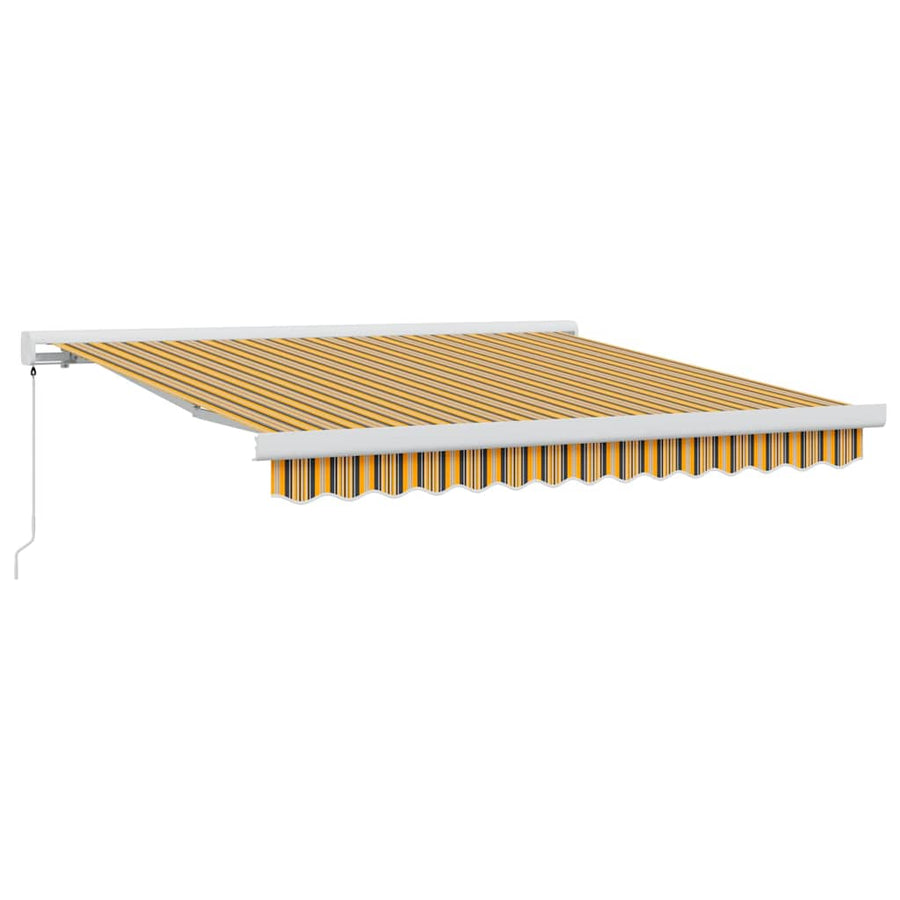 Inklapbaar Zonnescherm Multikleur 350 x 250 cm Stof en Metaal