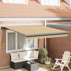 Zonnescherm inklapbaar 350x250 cm multikleur metaal stof