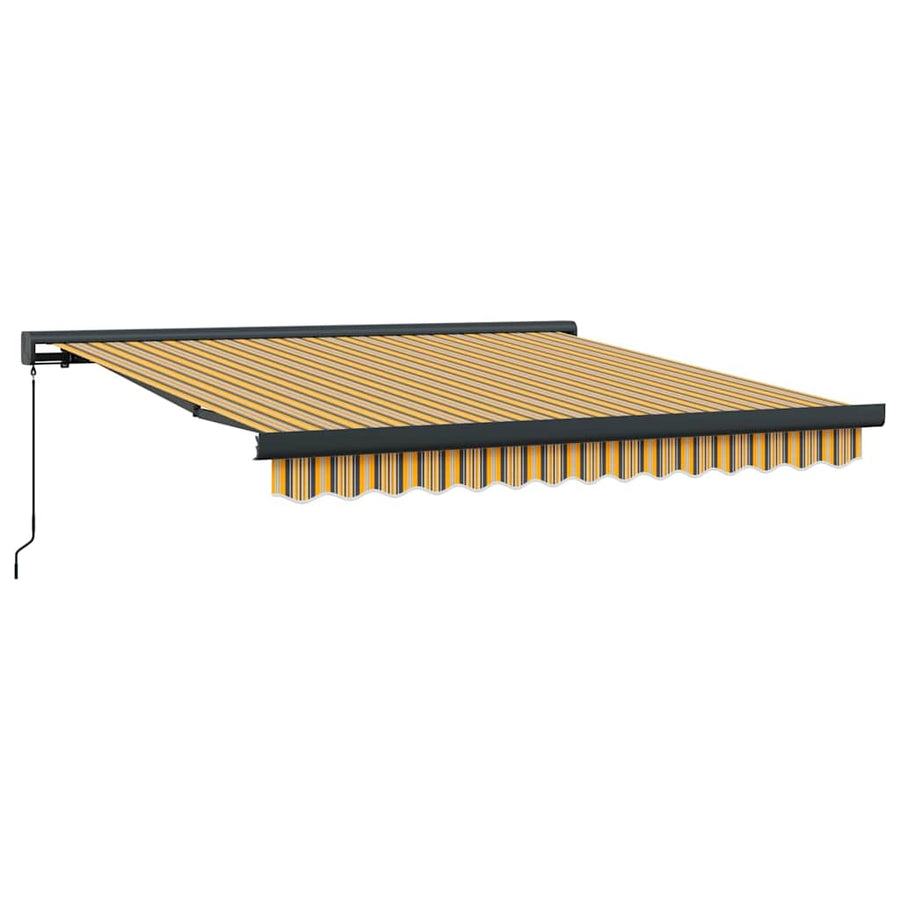 Handmatige Inklapbare Luifel Multikleur Stripe 350x250 cm