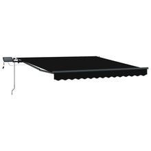 Inklapbaar Zonnescherm Zwart 350 x 250 cm Stof