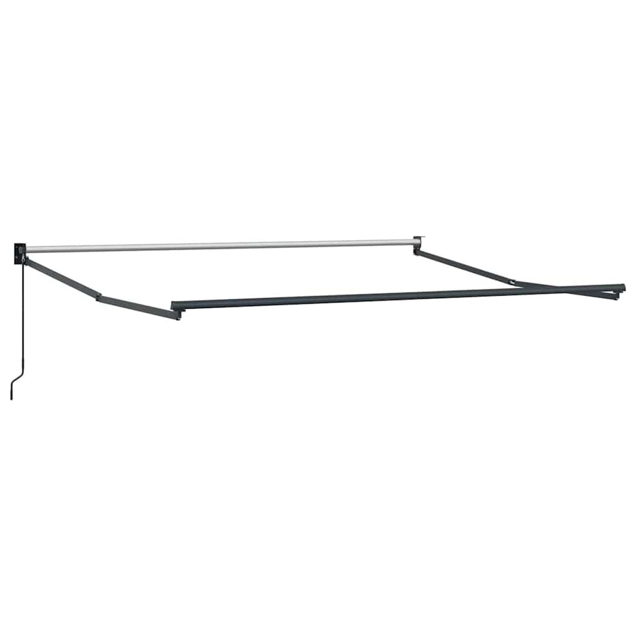 Inklapbaar Zonnescherm Zwart 350 x 250 cm