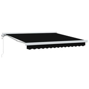 Markies 350x250 cm zwart polyester aluminium