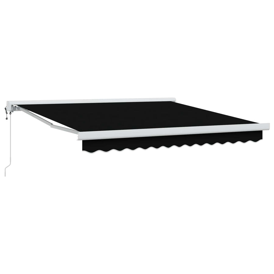 Markies Zwart 350 x 250 cm Polyester en Aluminium