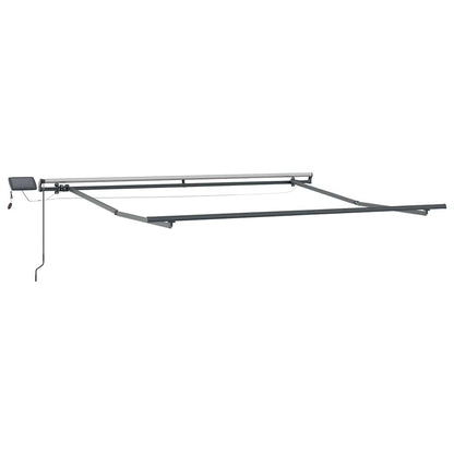 Inklapbaar Zonnescherm Beige 350 x 250 cm Stof