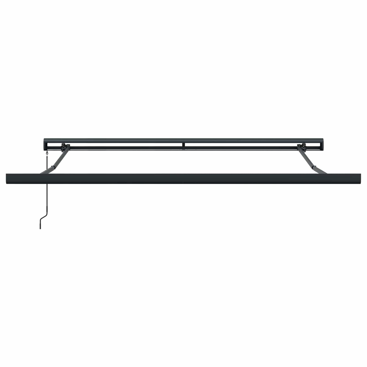 Inklapbaar Zonnescherm Beige 350 x 250 cm Stof en Metaal