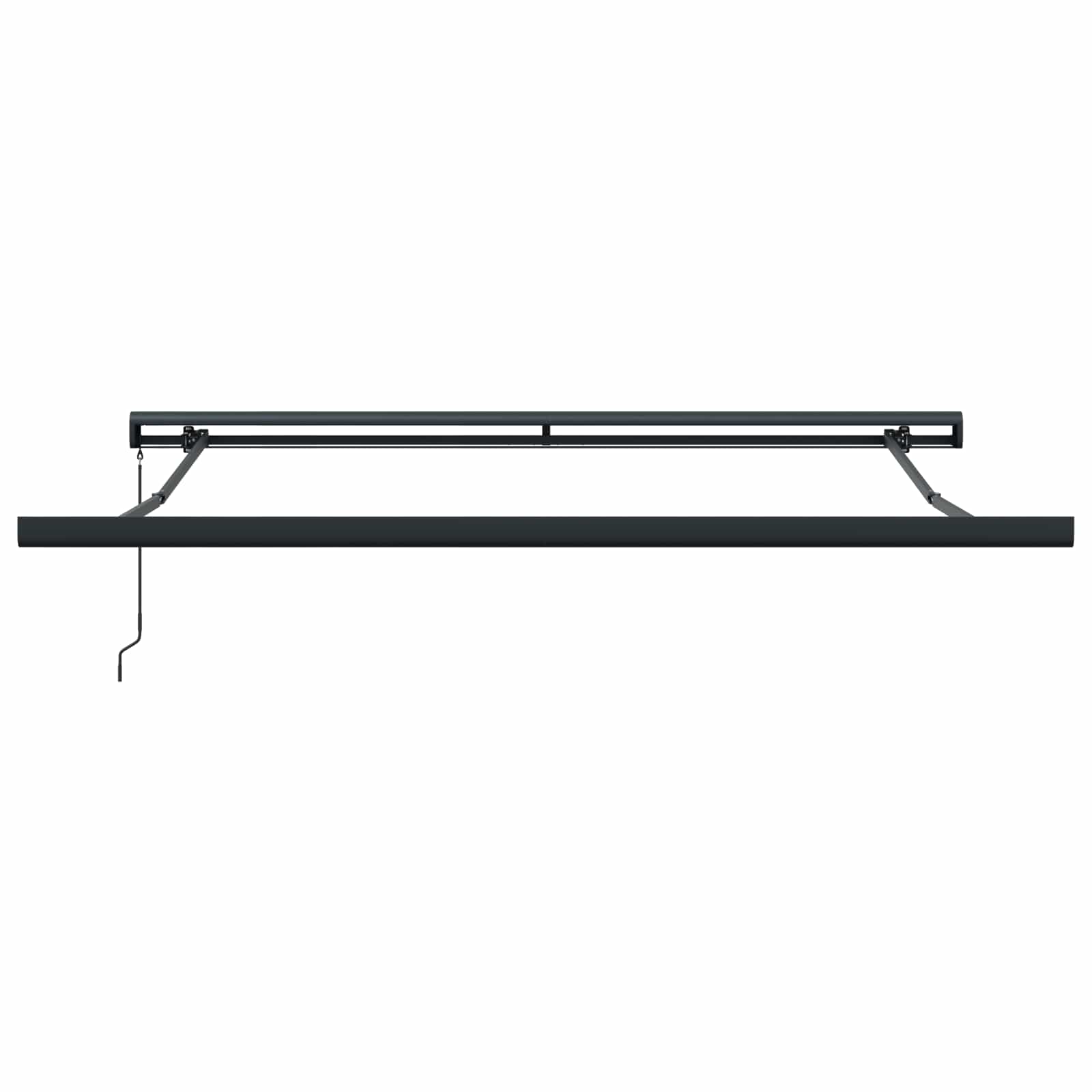 Inklapbaar Zonnescherm Beige 350 x 250 cm Stof en Metaal