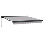 Awning Light Grey 350 x 250 x 165 cm Polyester and Aluminium