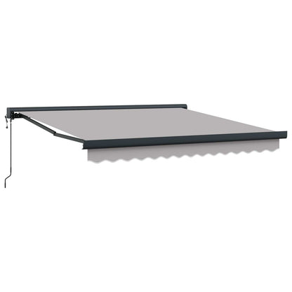 Markies Lichtgrijs 350 x 250 x 165 cm Polyester en Aluminium