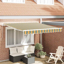 Inklapbaar Zonnescherm Multikleur 350 X 250 Cm Rood (Anthraciet Frame)