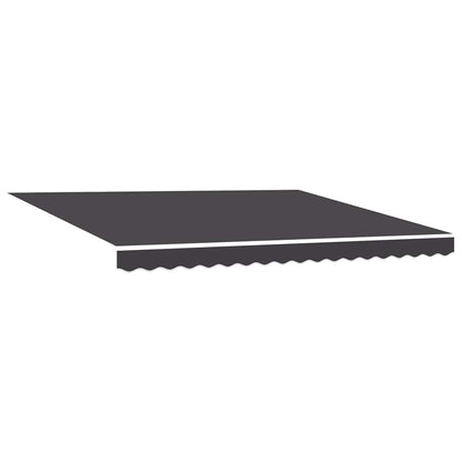 Inklapbaar Zonnescherm Grijs 400 × 300 cm Aluminium, stof