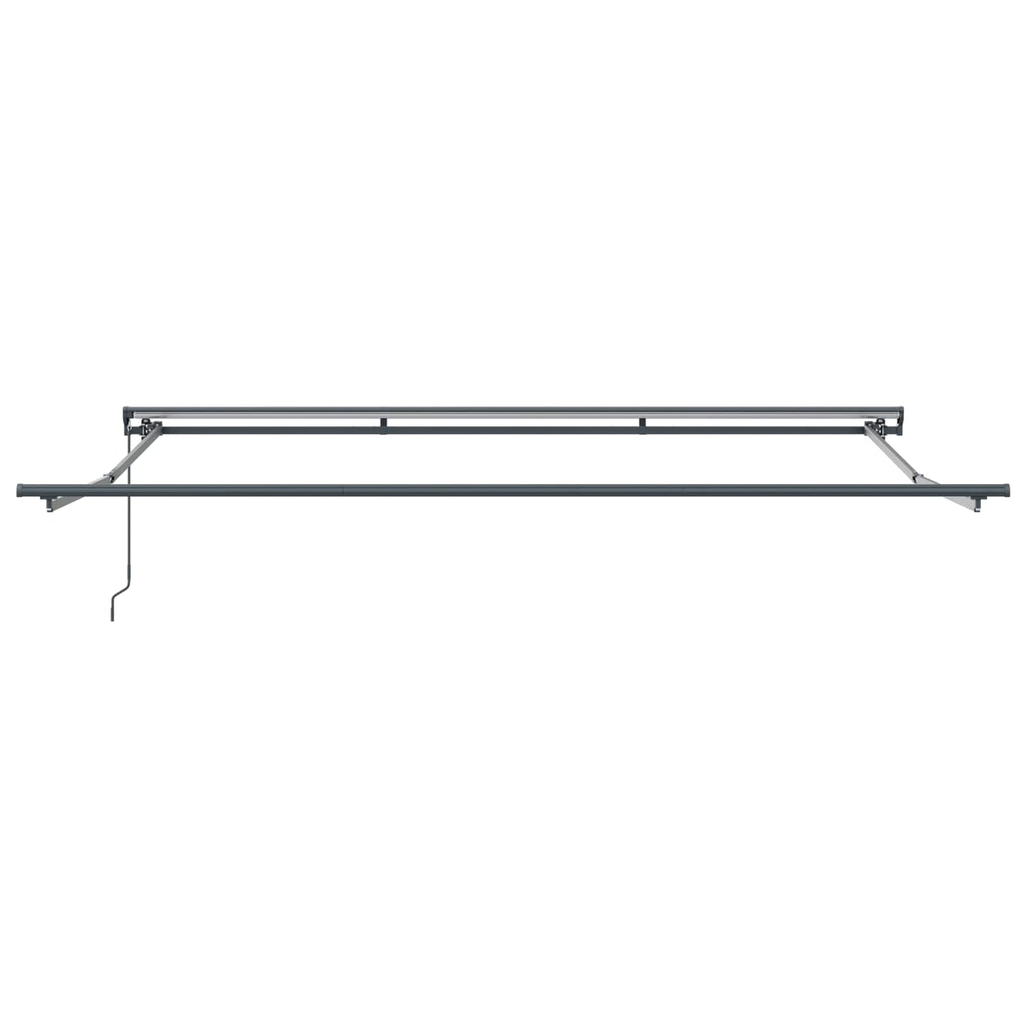 Inklapbaar Zonnescherm Bruin 400 × 300 cm Aluminium en Stof