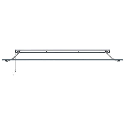 Inklapbaar Zonnescherm Bruin 400 × 300 cm Aluminium en Stof