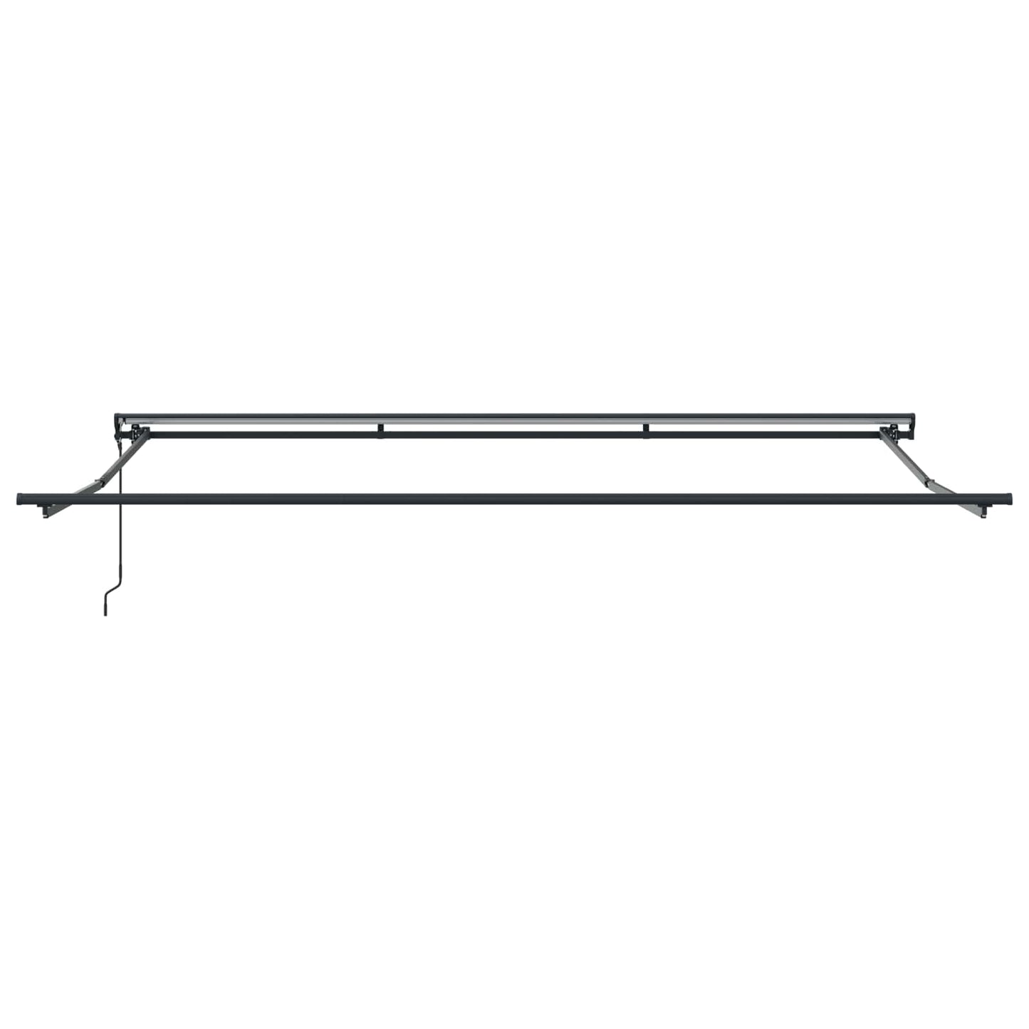Inklapbaar Zonnescherm Bruin 400 × 300 cm Aluminium en Stof