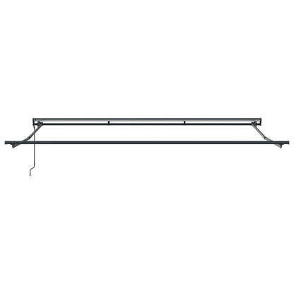 Inklapbaar Zonnescherm Bruin 400 × 300 cm Aluminium en Stof