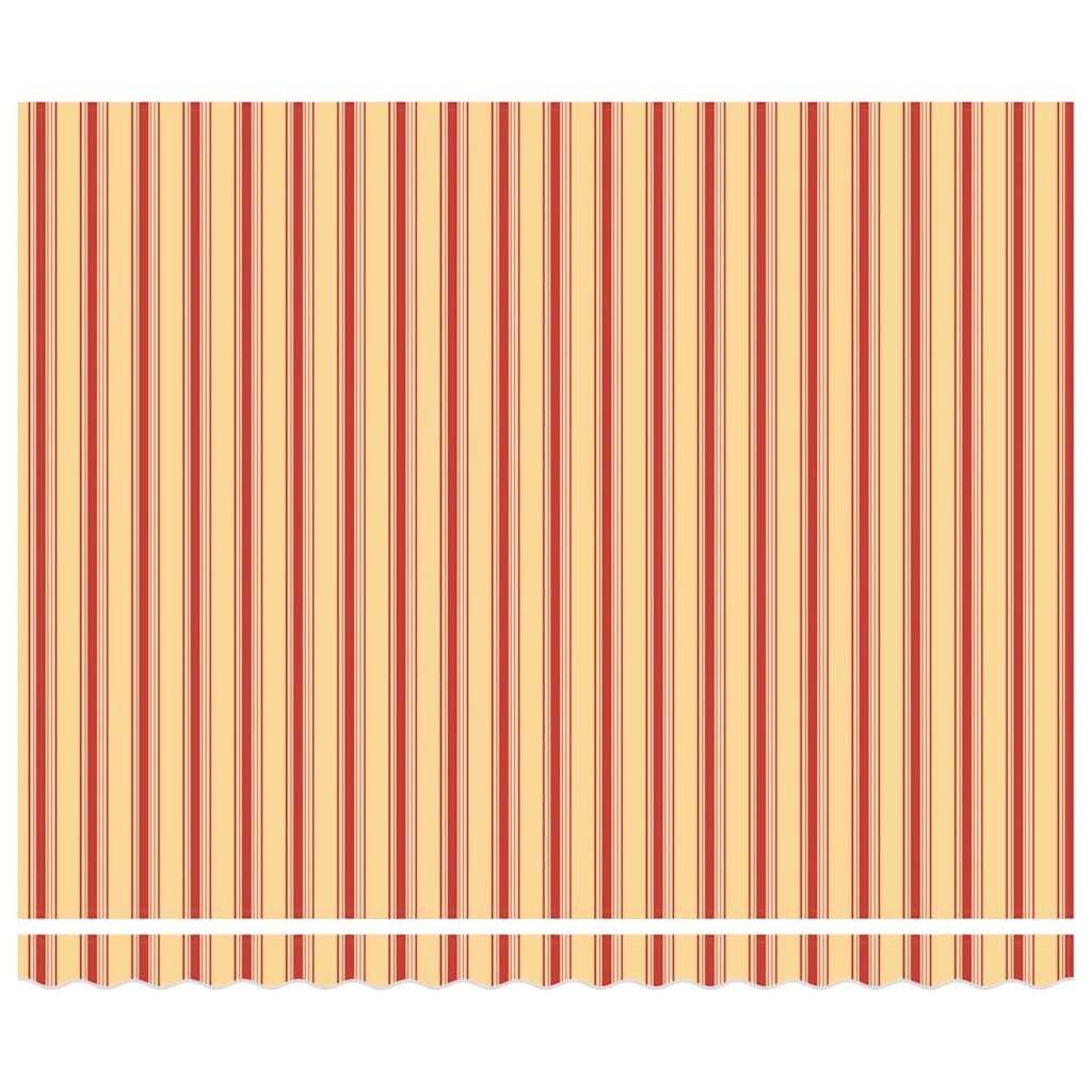 Inklapbaar Zonnescherm geel en oranje 400 × 300 cm Polyester