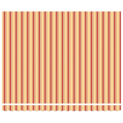 Inklapbaar Zonnescherm Geel en Oranje 400x300 cm Polyester