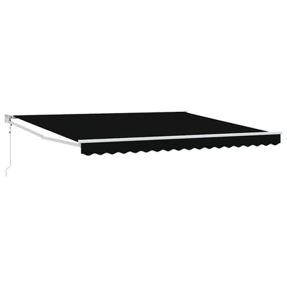 Inklapbaar Zonnescherm Zwart 400 × 300 cm
