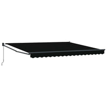 Inklapbaar Zonnescherm Zwart 400 × 300 cm