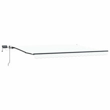 Inklapbaar Zonnescherm Wit 400 ×300 cm Stof