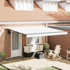 Luifeldoek 400x300 cm polyester wit