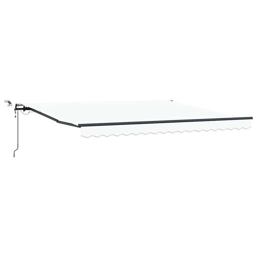 Luifeldoek met Wit 400 × 300 cm Polyester
