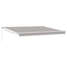 Inklapbaar Zonnescherm Lichtgrijs 400 × 300 cm Polyester