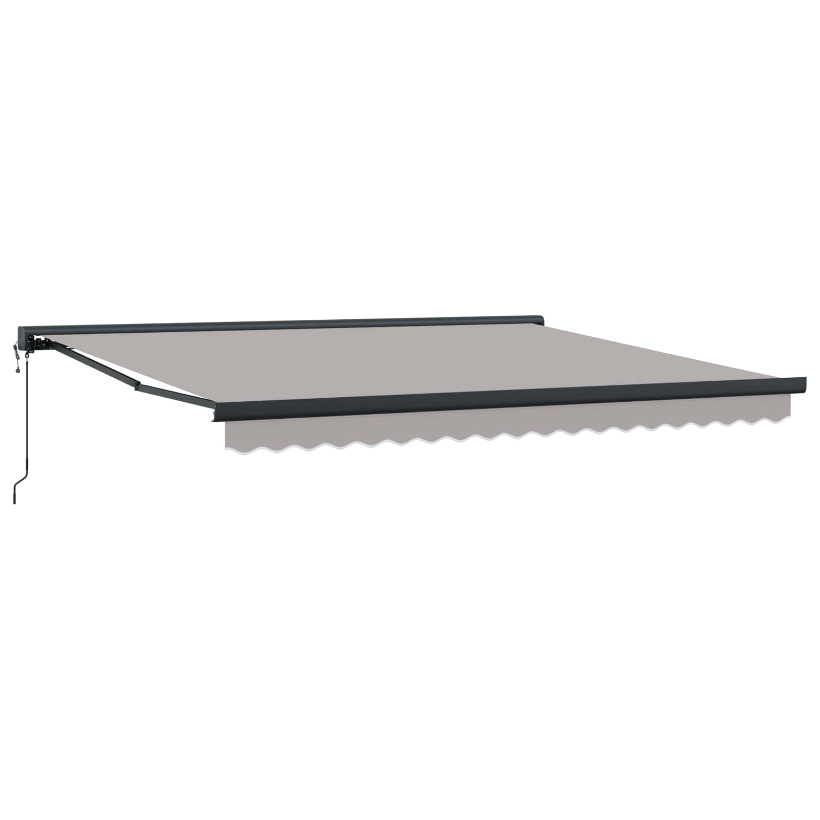 Markies Lichtgrijs 400 × 300 cm Polyester en Aluminium