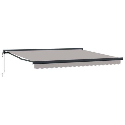 Markies Lichtgrijs 400 × 300 cm Polyester en Aluminium