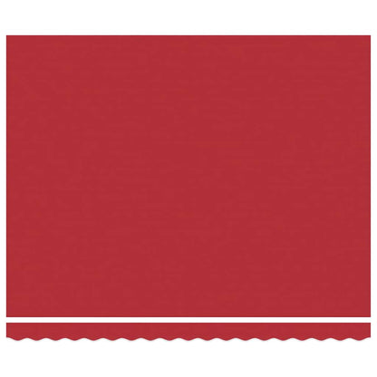 Inklapbaar Zonnescherm Rood 400 × 300 cm Stof en Staal