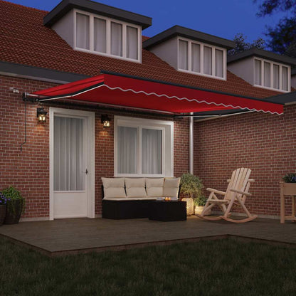 Luifeldoek met Rood 400 × 300 cm Polyester