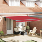 Luifeldoek 400x300 cm polyester rood