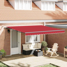 Luifeldoek met Rood 400 × 300 cm Polyester