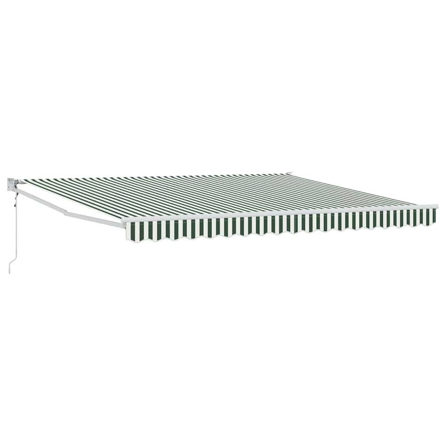 Inklapbaar Zonnescherm Groen 400 × 300 cm Stof