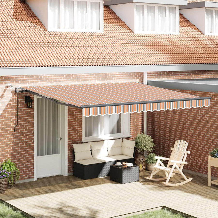 Luifeldoek Meerkleurig 400 × 350 cm Polyester