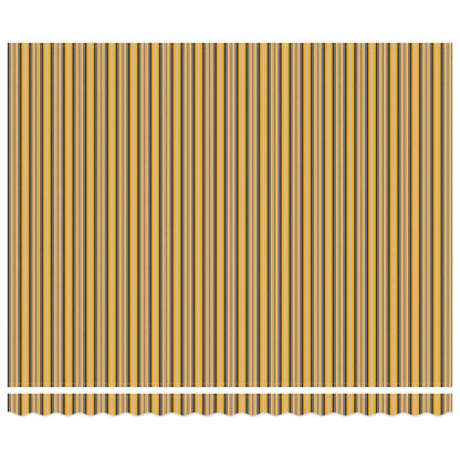 Inklapbaar Zonnescherm Multikleur Stof En Metaal Geel/Grijs/Wit 400 × 350 cm