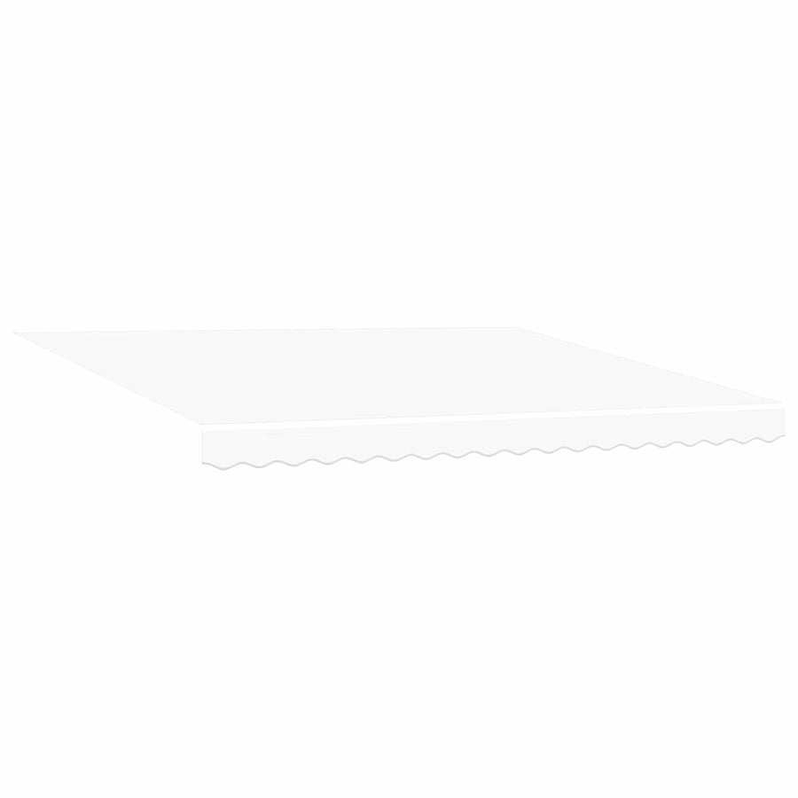 Luifeldoek met Wit 400 × 350 cm Polyester