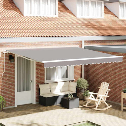 Markies Lichtgrijs 400 x 350 x 165 cm Polyester en Metaal